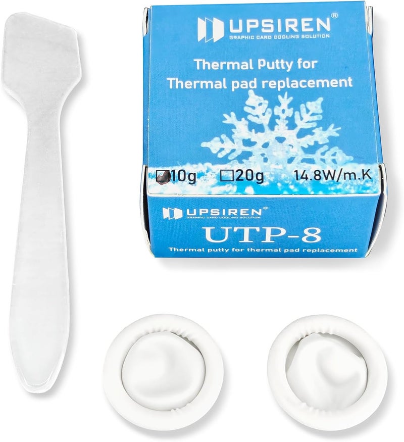 UPSIREN UTP-8 14.8w/mk Thermal Putty for VGA GPU IC Processor Rapid Cooling Thermal Pad Replacement Heat Blocking Putty High Performance (20, Grams) - Image 4